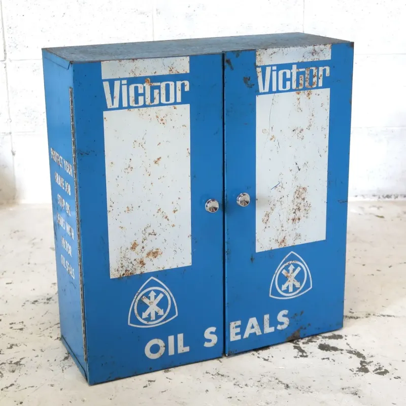 Victor ビンテージ パーツキャビネット