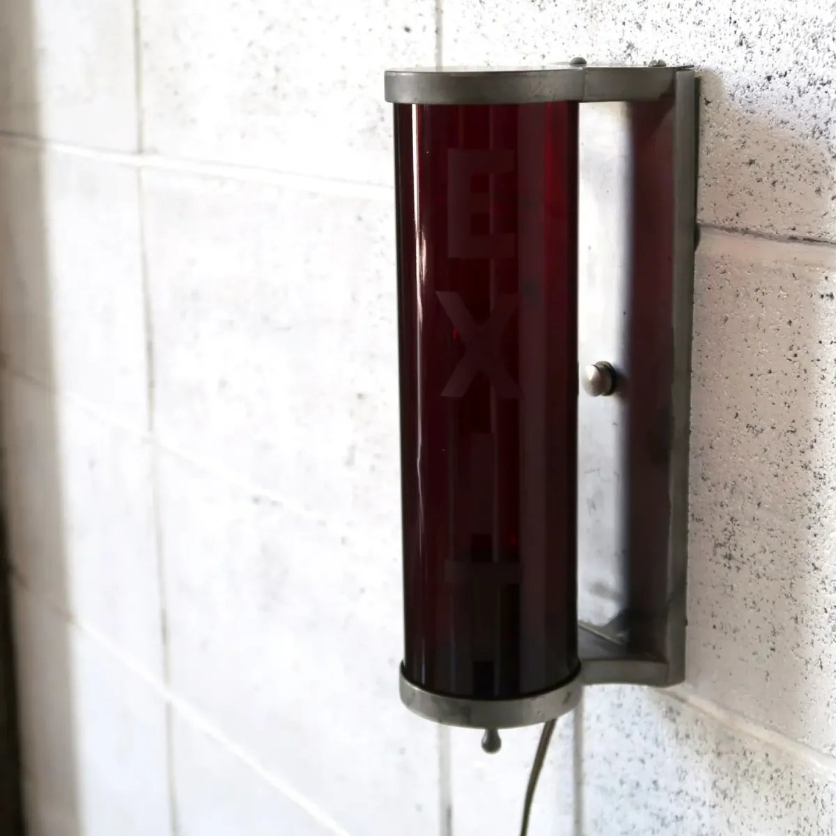 EXIT ビンテージ シリンダーランプ