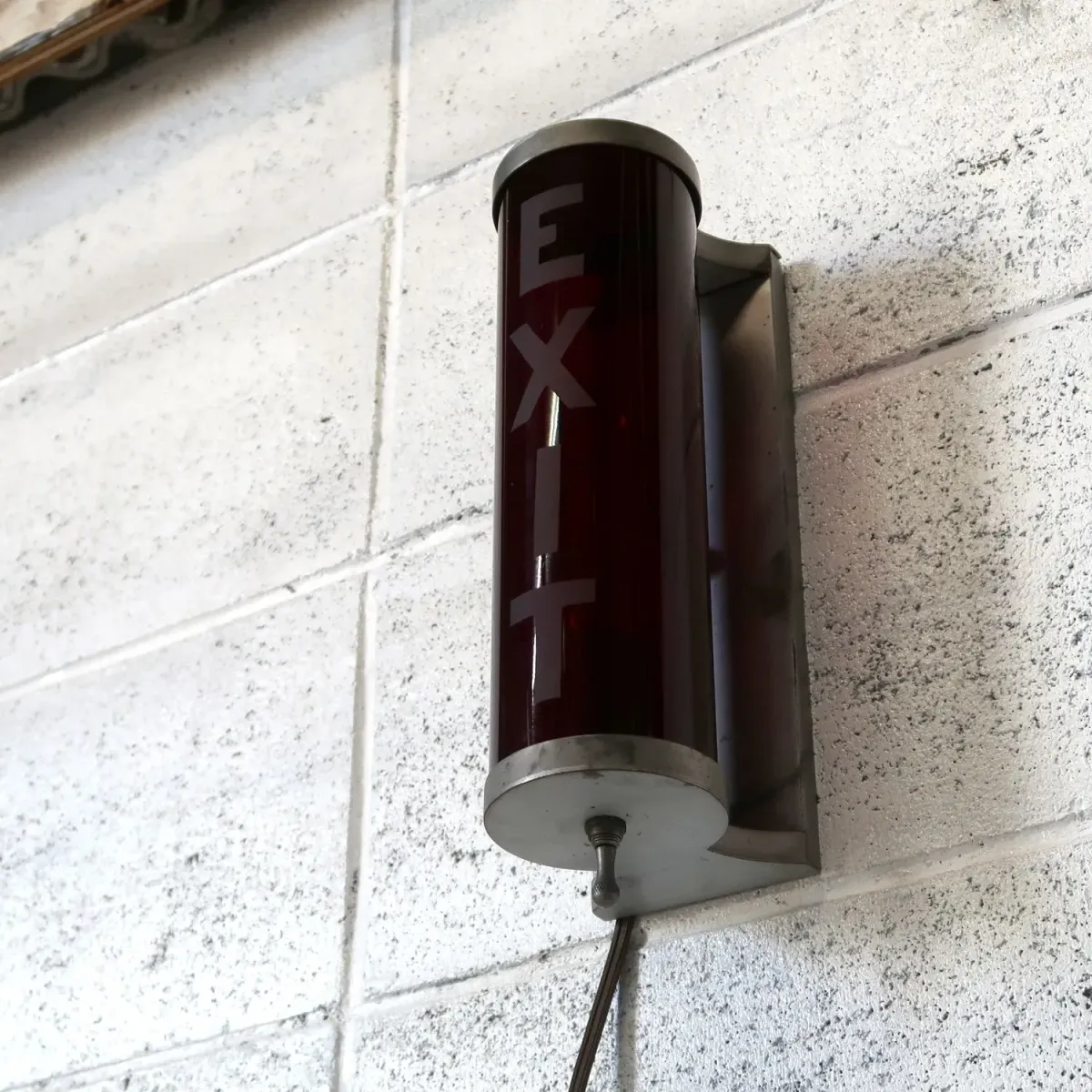 EXIT ビンテージ シリンダーランプ