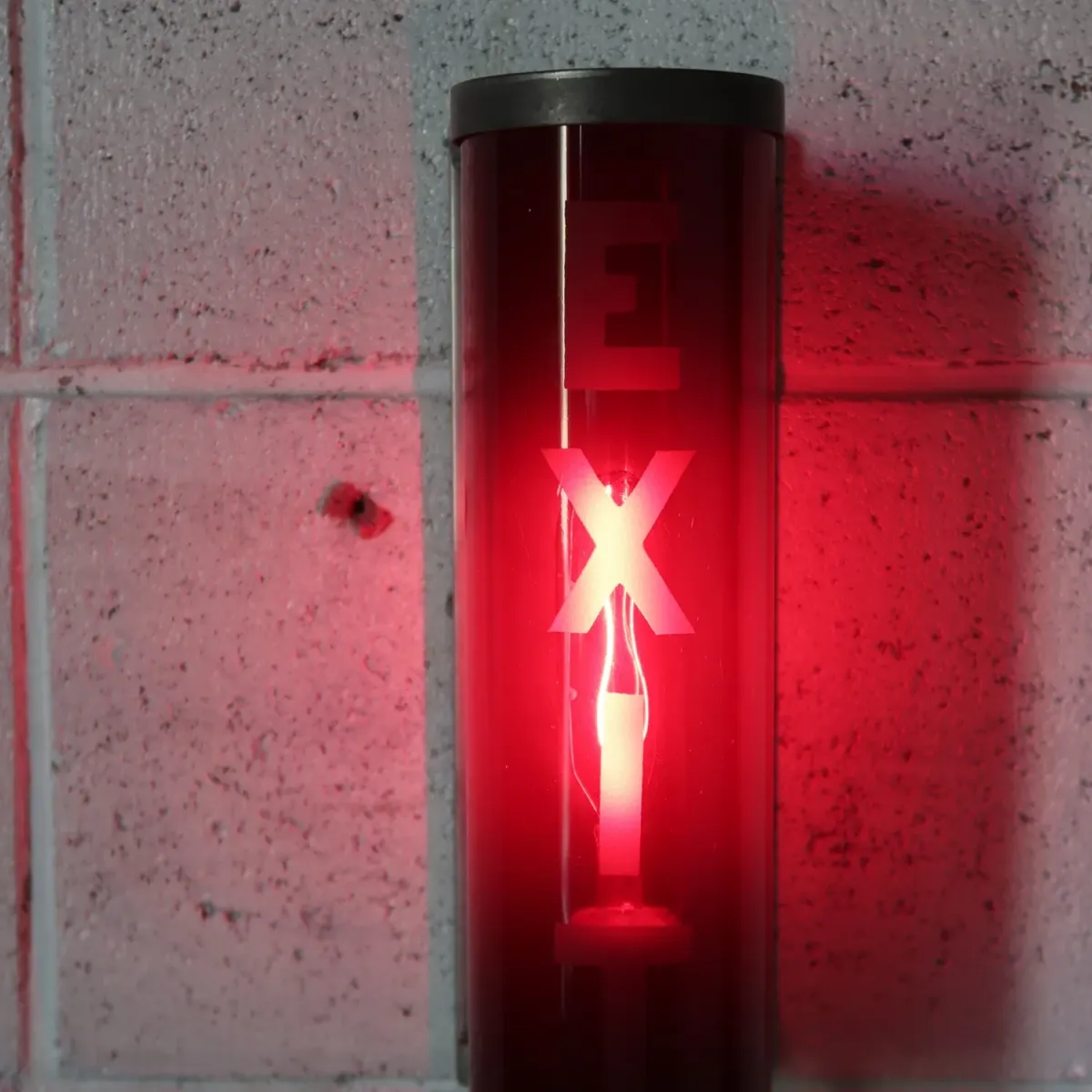 EXIT ビンテージ シリンダーランプ