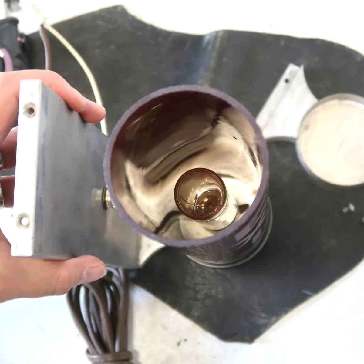 EXIT ビンテージ シリンダーランプ