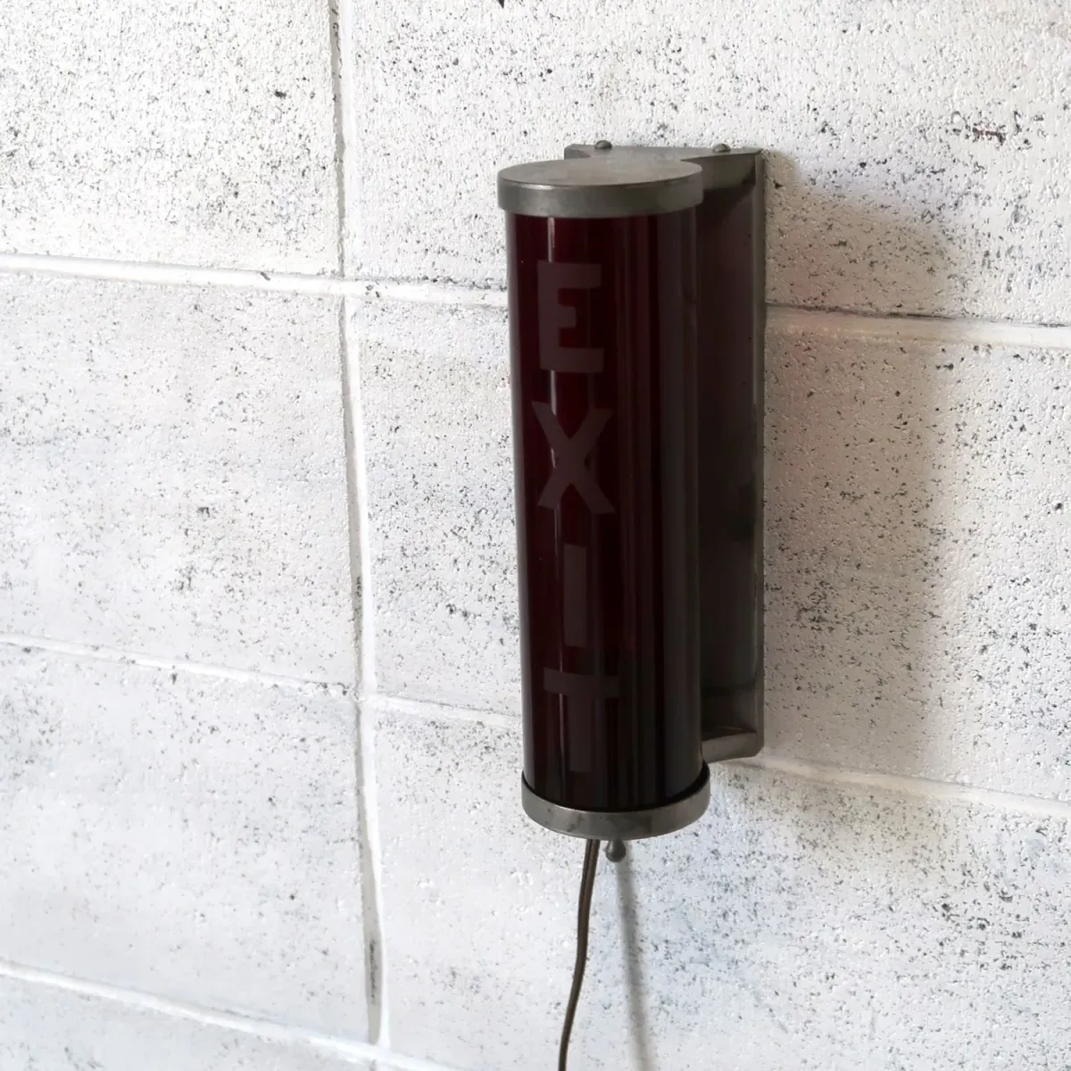 EXIT ビンテージ シリンダーランプ