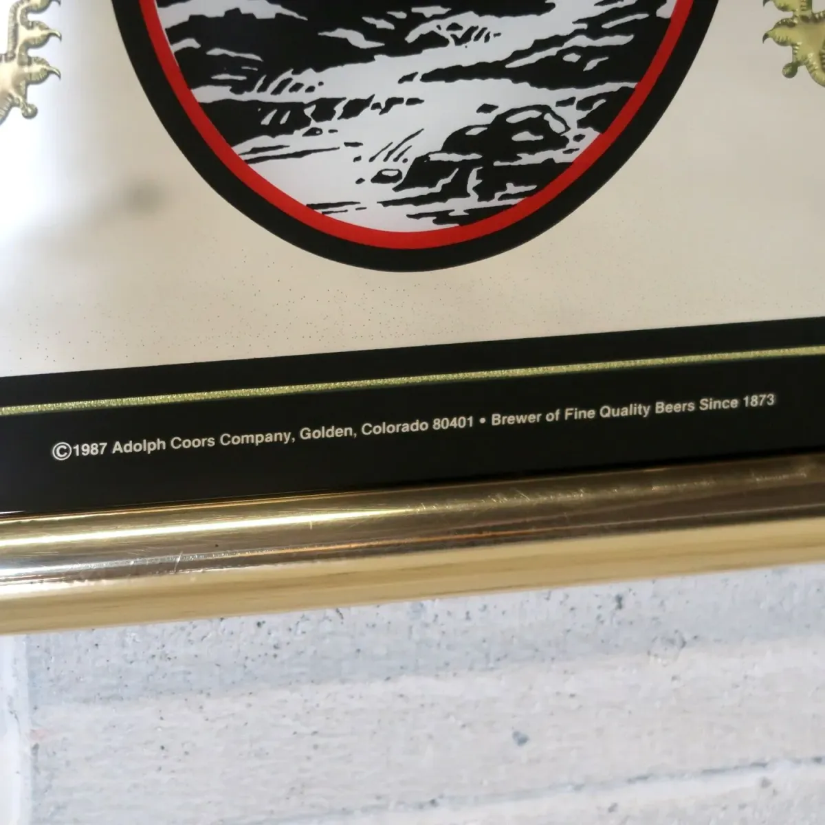 Coors EXTRA GOLD ビンテージ パブミラー