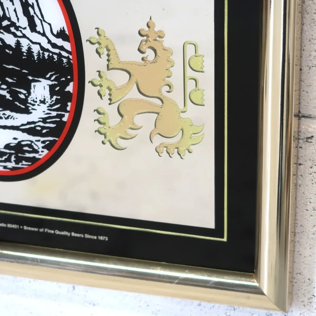 Coors EXTRA GOLD ビンテージ パブミラー