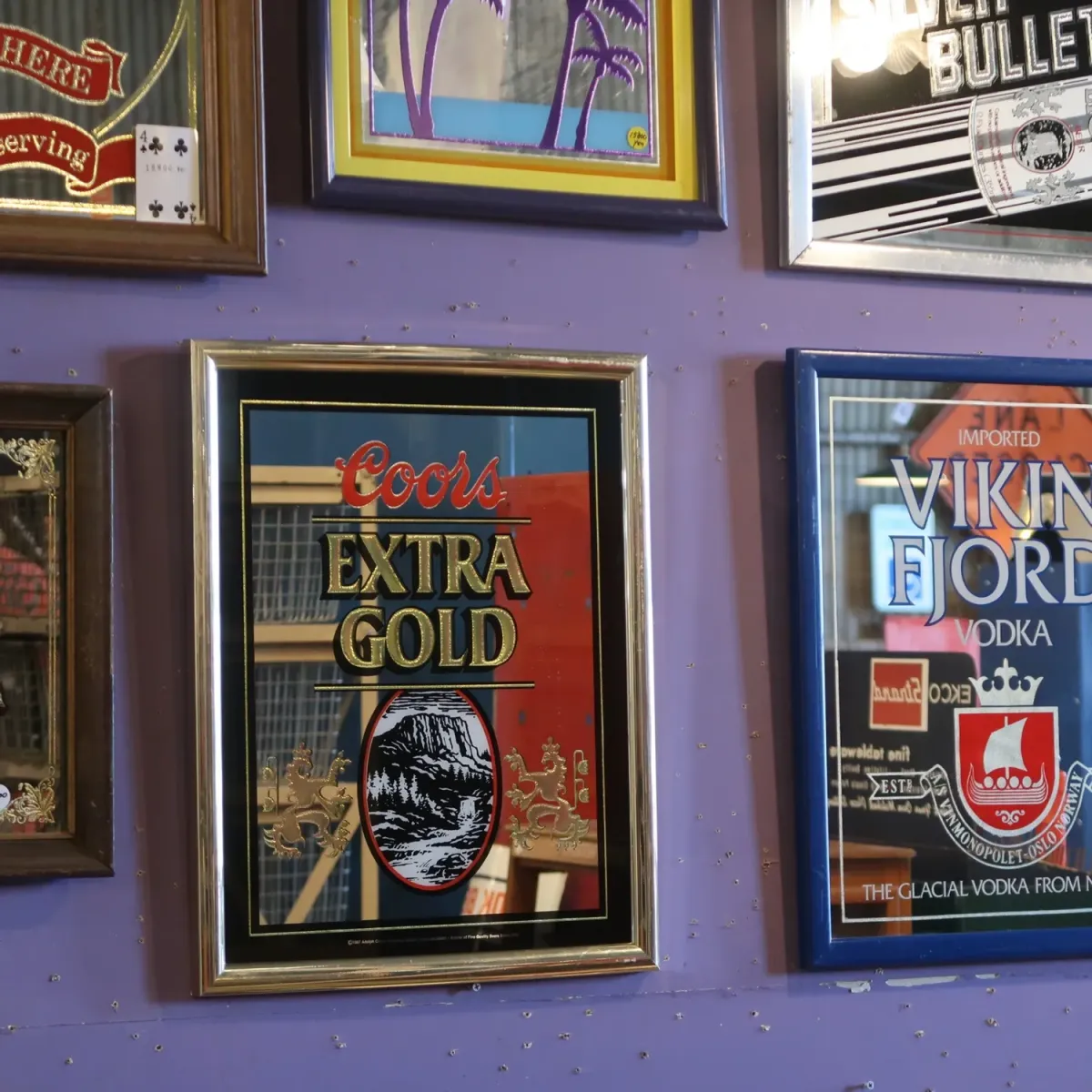 Coors EXTRA GOLD ビンテージ パブミラー