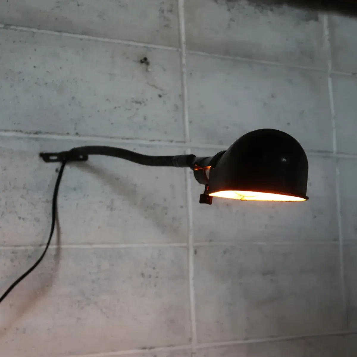 ビンテージ インダストリアルランプ グースネック