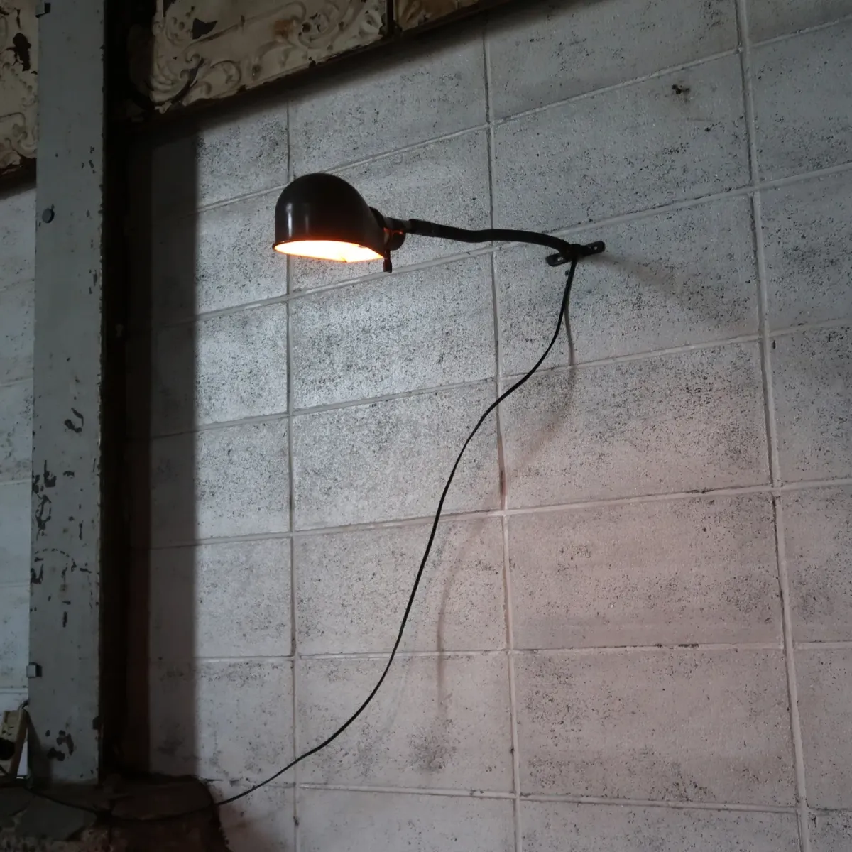 ビンテージ インダストリアルランプ グースネック