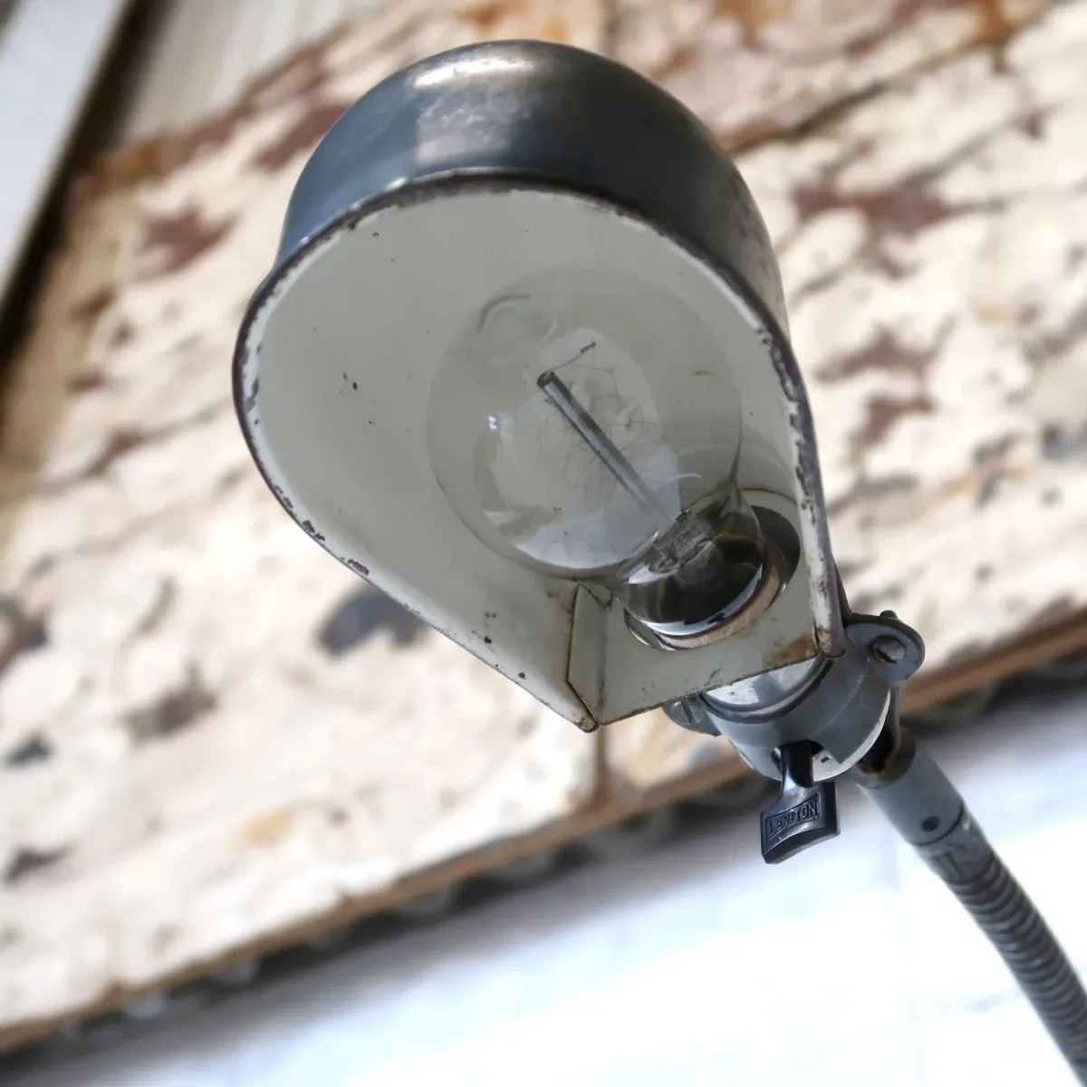 ビンテージ インダストリアルランプ グースネック