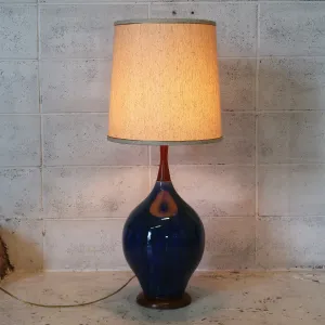 ミッドセンチュリー セラミックベース テーブルランプ