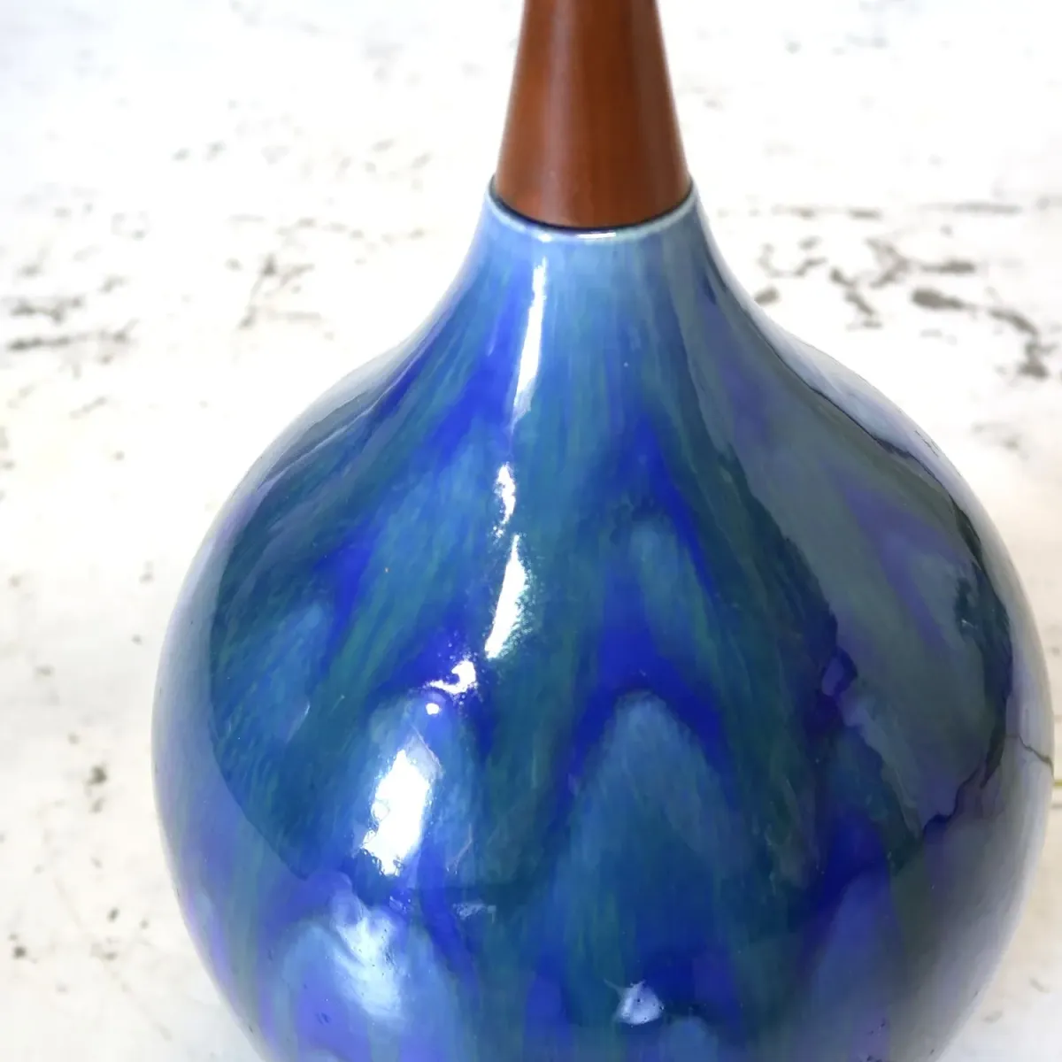 ミッドセンチュリー セラミックベース テーブルランプ