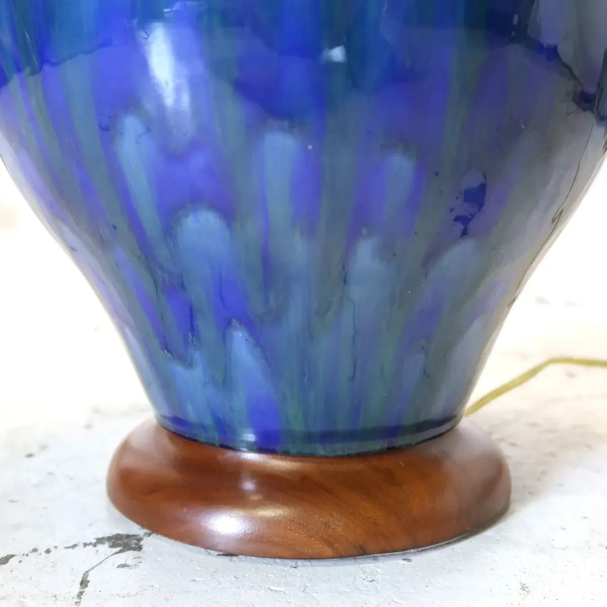 ミッドセンチュリー セラミックベース テーブルランプ