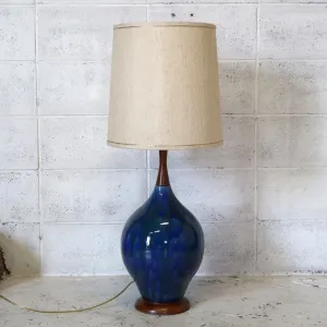 ミッドセンチュリー セラミックベース テーブルランプ