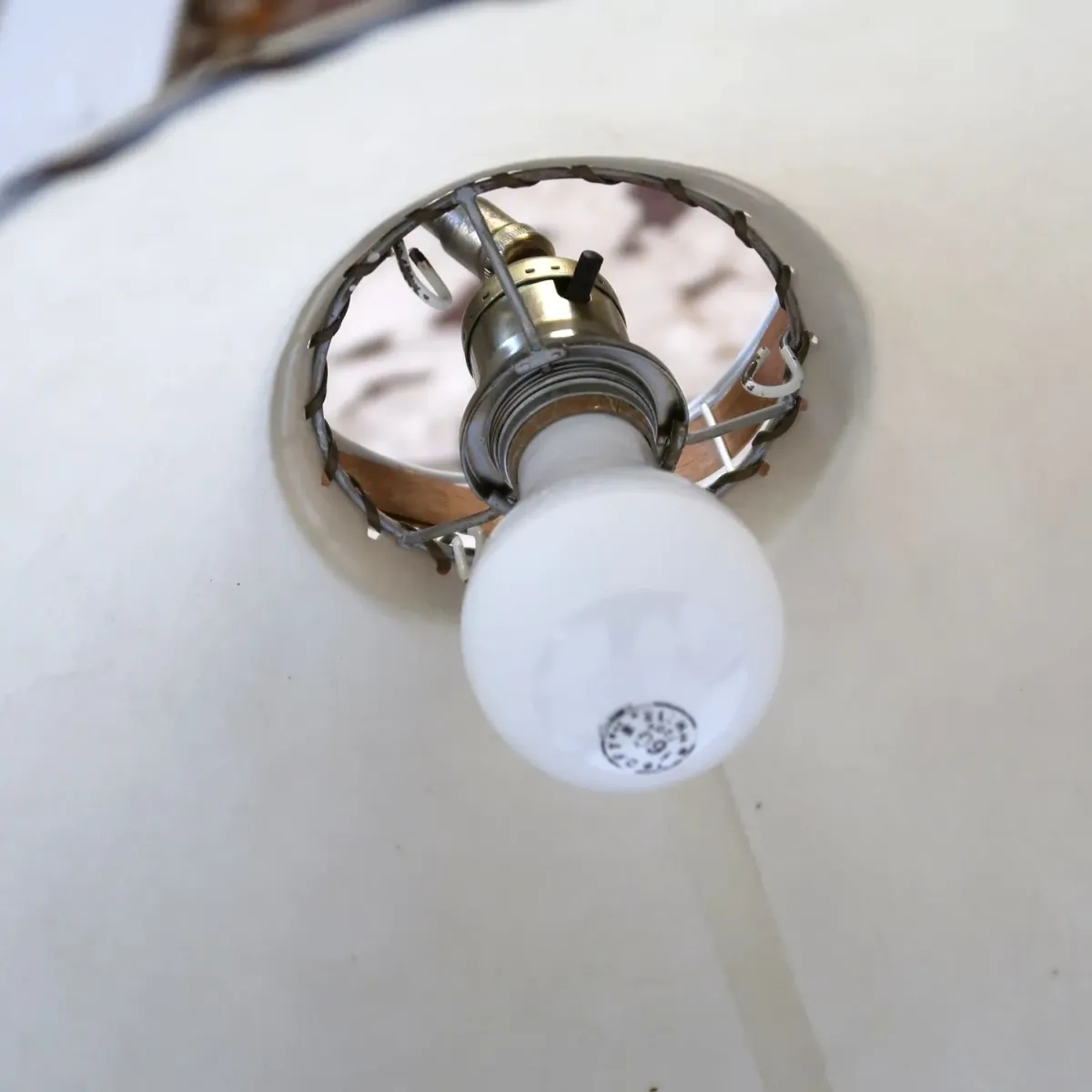 Tony Paul ミッドセンチュリー ガラステーブル フロアランプ