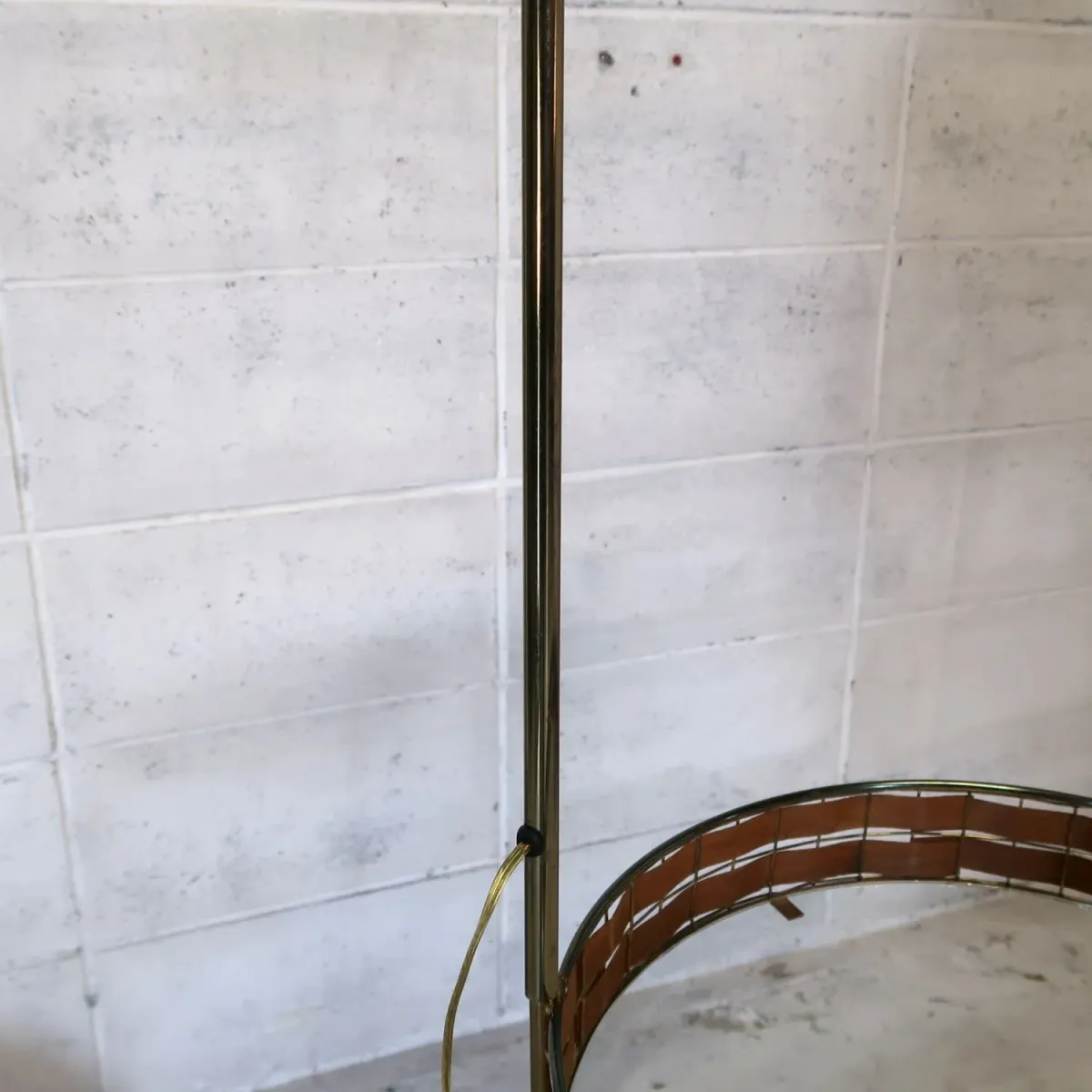 Tony Paul ミッドセンチュリー ガラステーブル フロアランプ