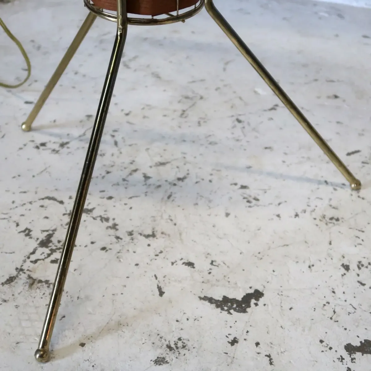 Tony Paul ミッドセンチュリー ガラステーブル フロアランプ