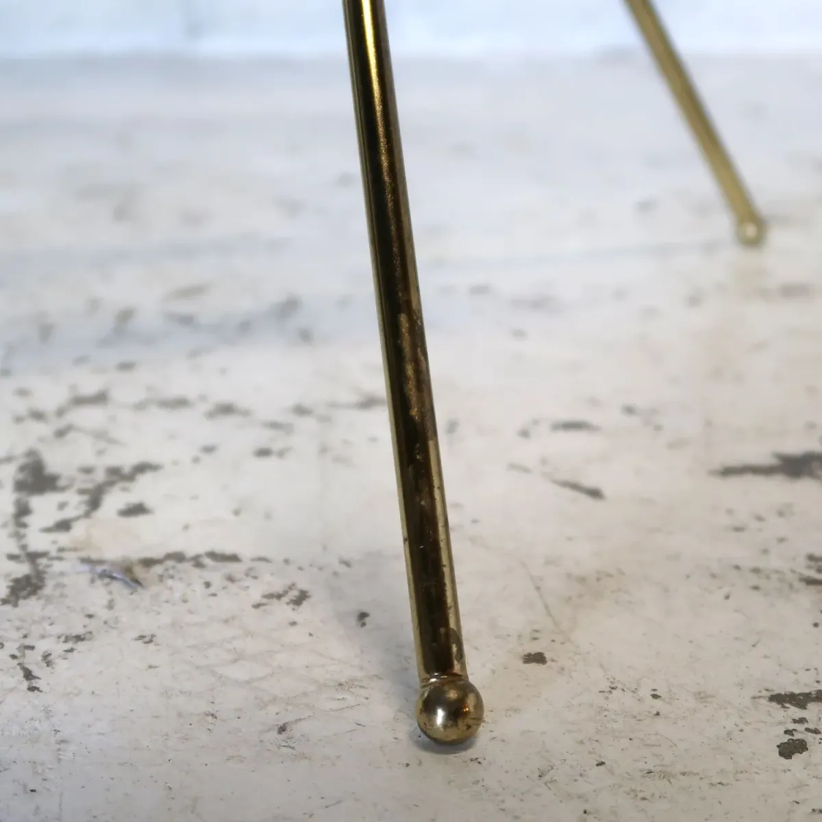 Tony Paul ミッドセンチュリー ガラステーブル フロアランプ