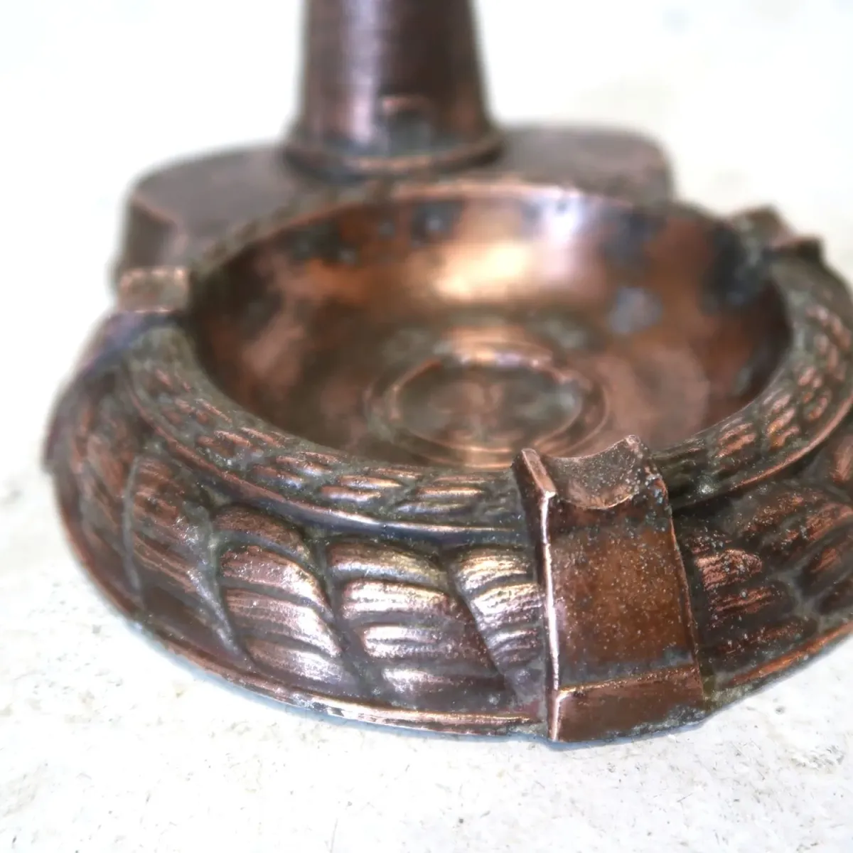 ビンテージ 灰皿 コッパー