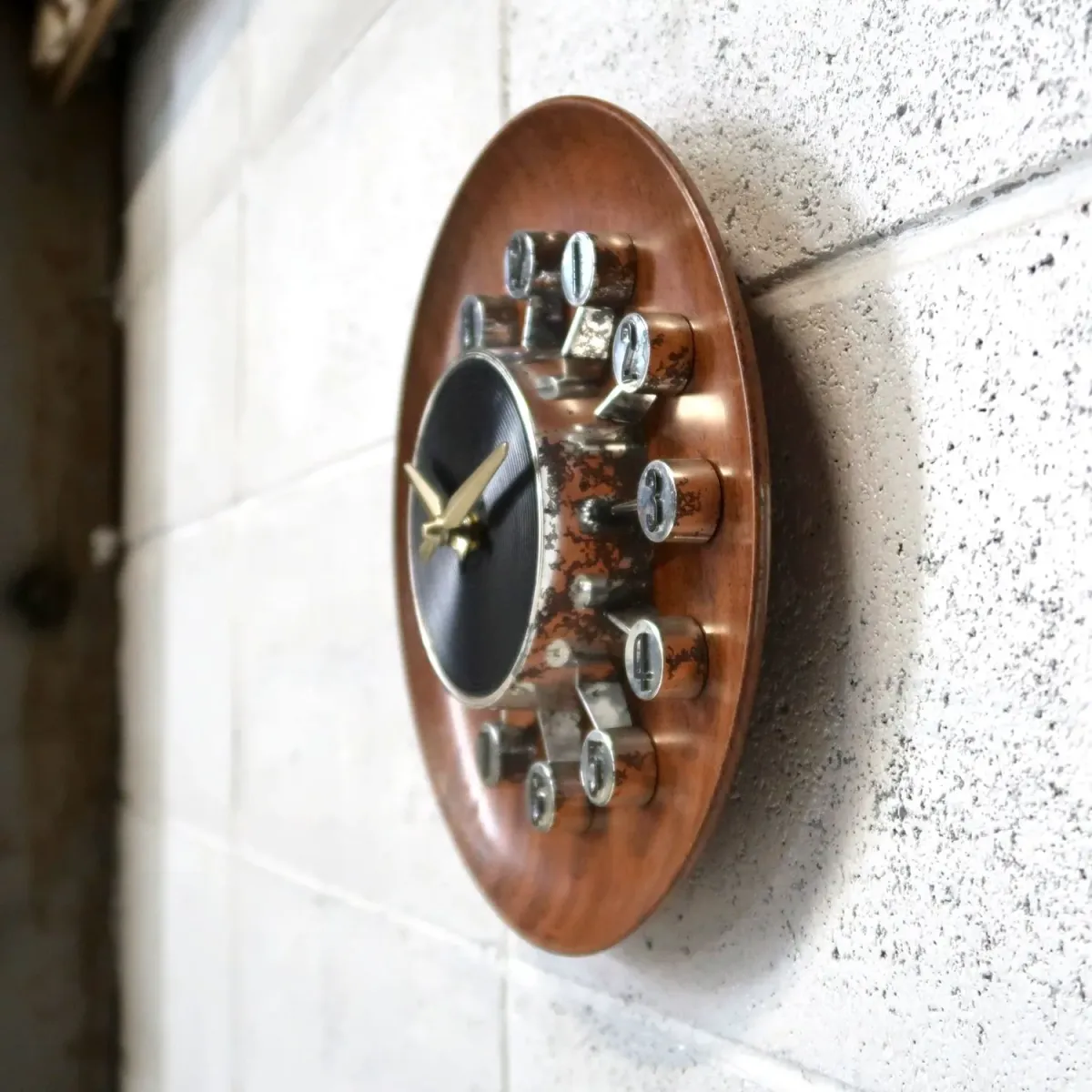 SPARTUS ミッドセンチュリーモダン ウォールクロック