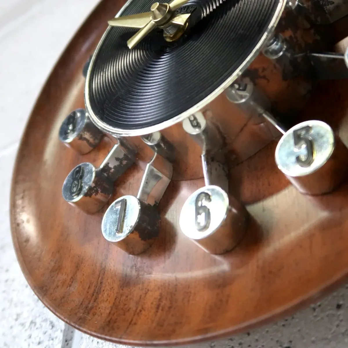 SPARTUS ミッドセンチュリーモダン ウォールクロック