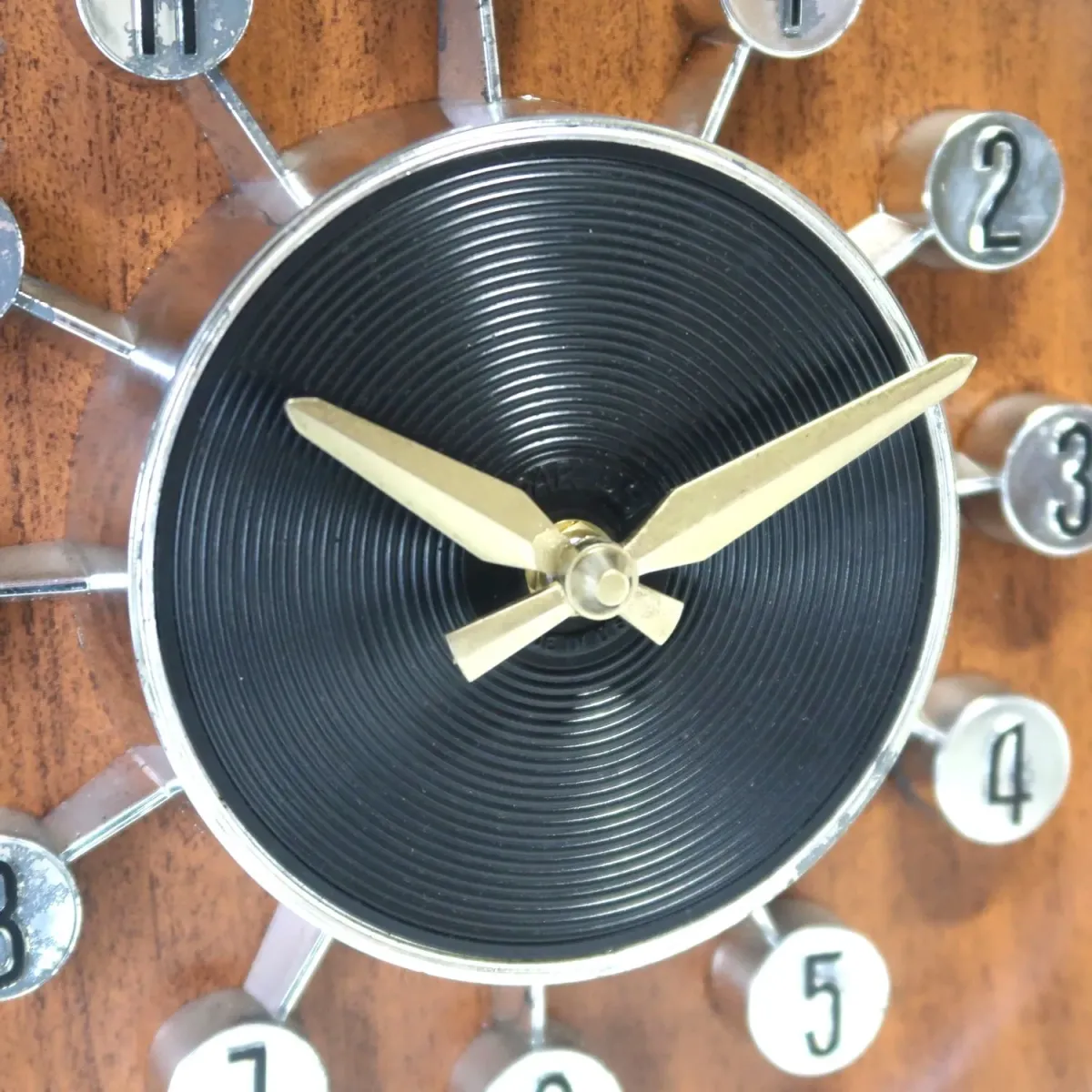 SPARTUS ミッドセンチュリーモダン ウォールクロック