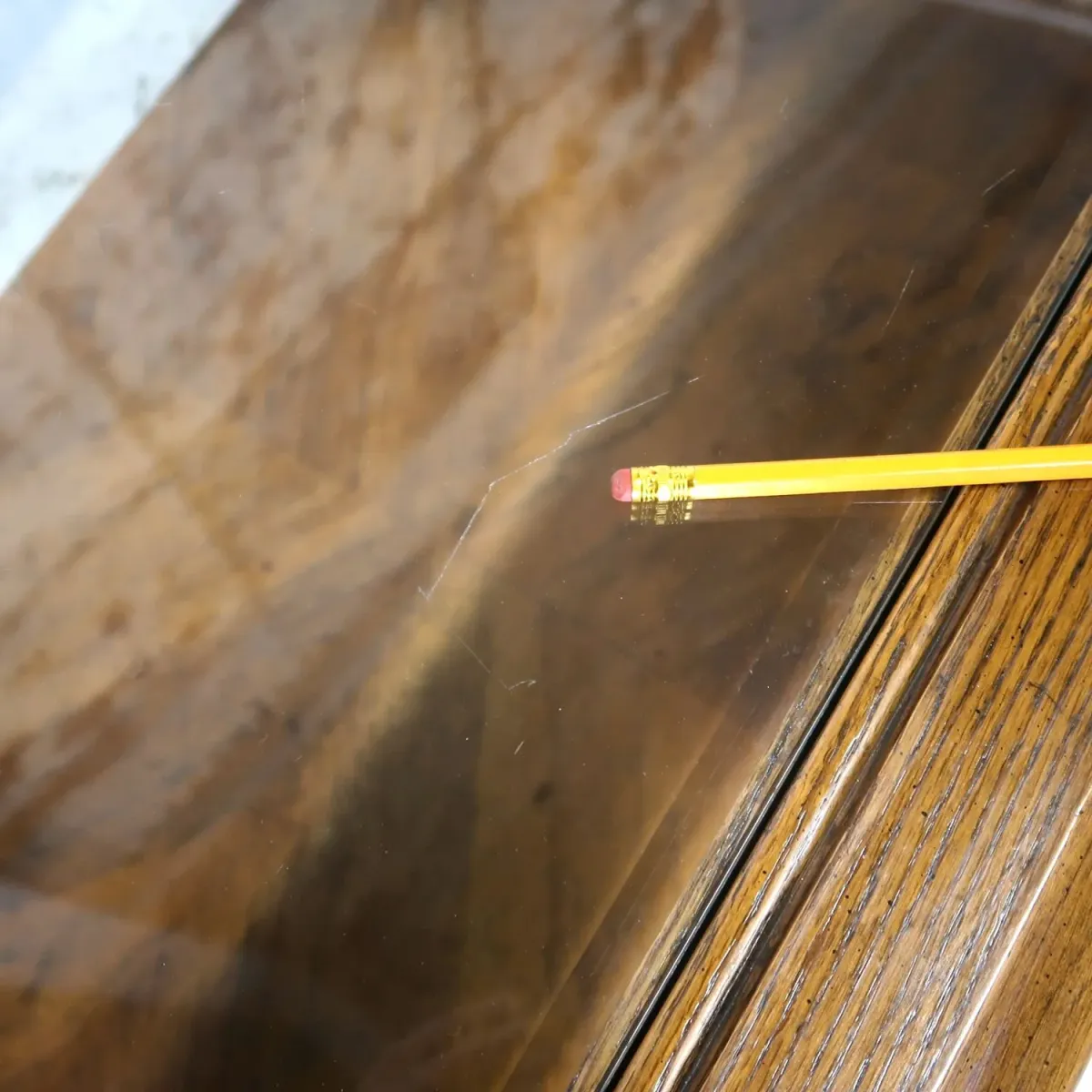 MERSMAN アンティーク コーヒーテーブル ガラストップ