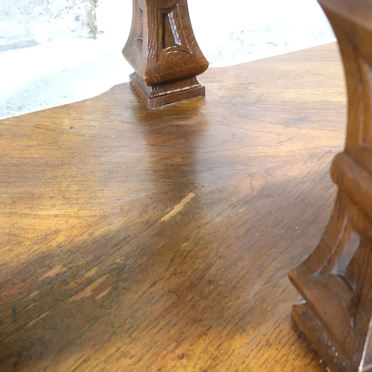 MERSMAN アンティーク コーヒーテーブル ガラストップ