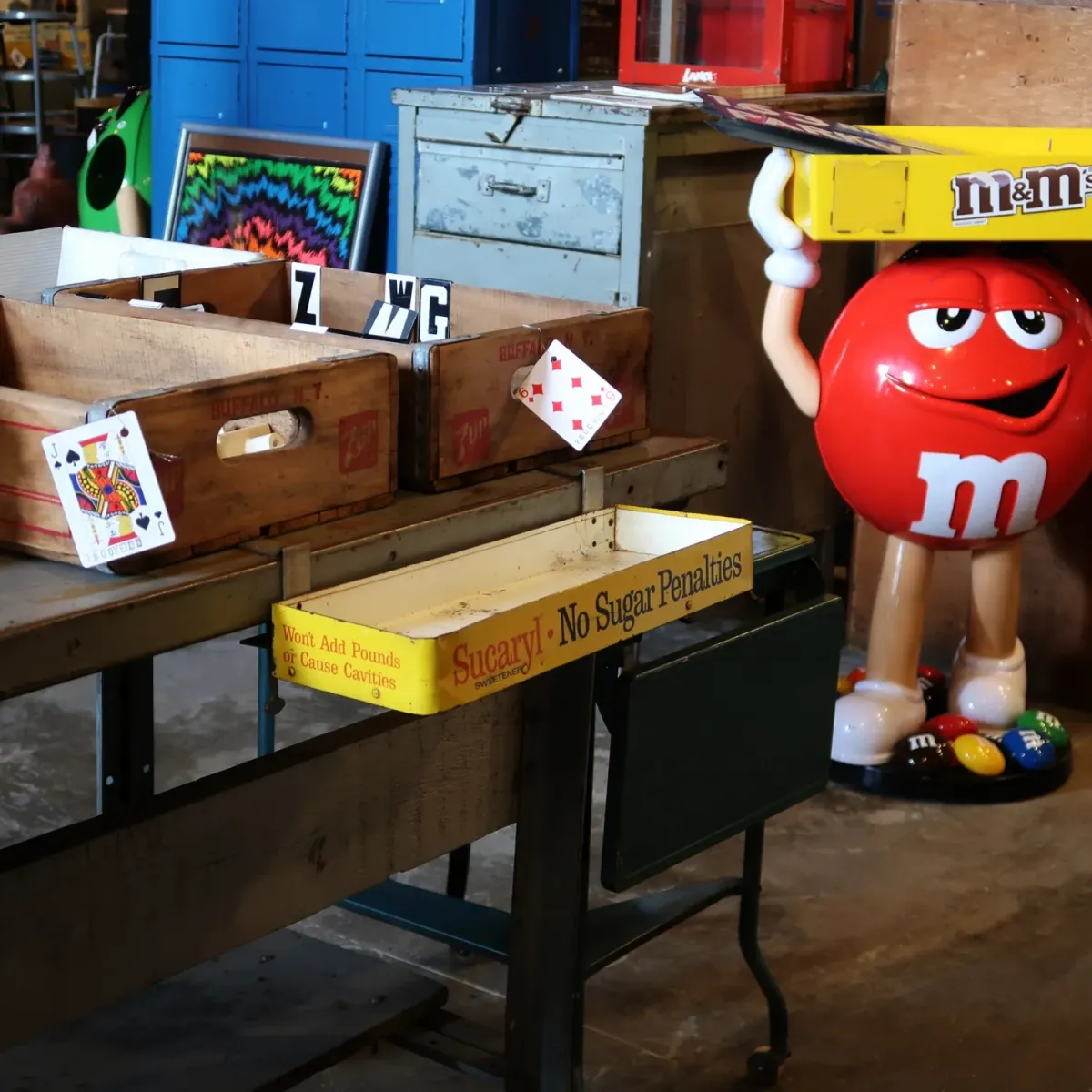 Sucaryl ビンテージ ストアディスプレイラック