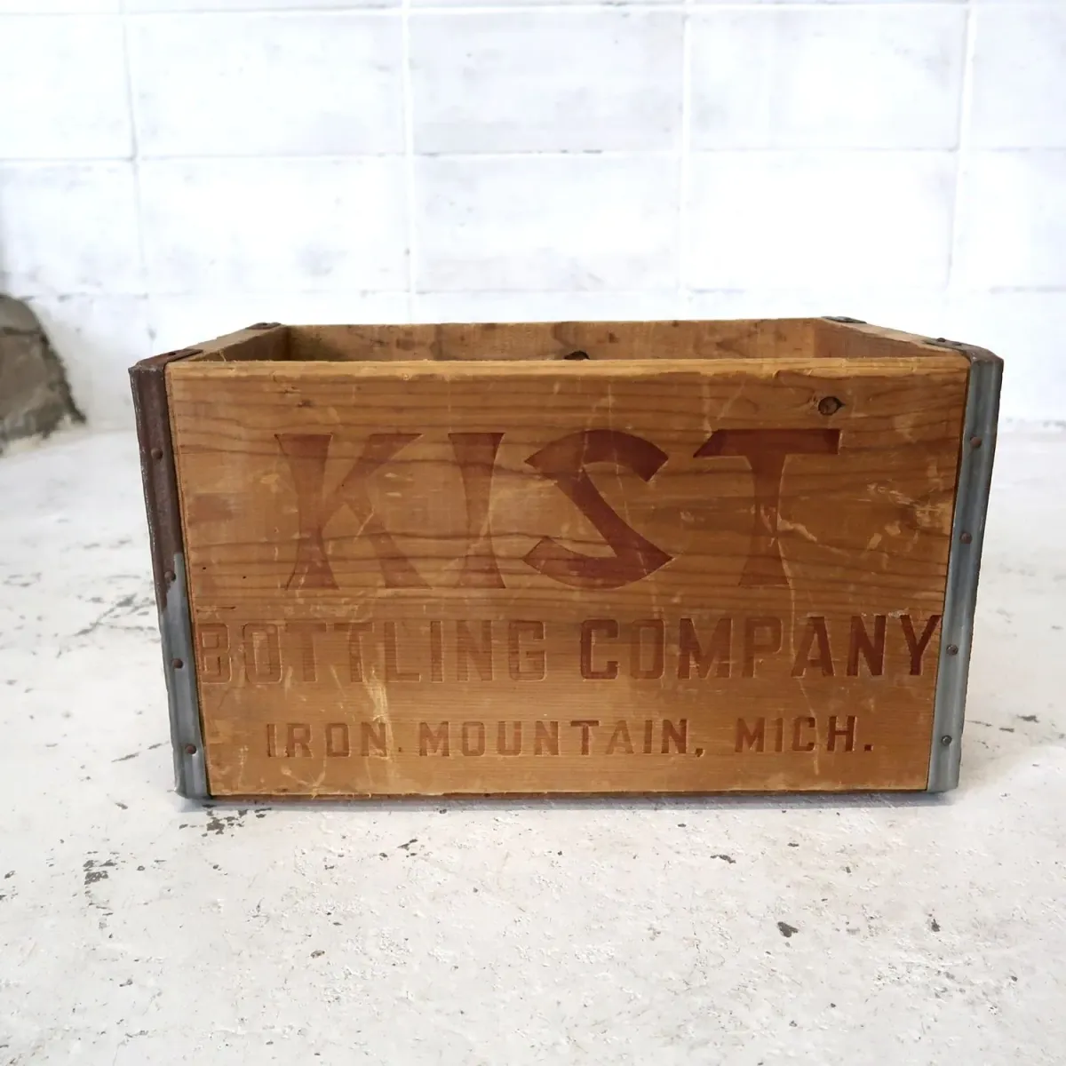 KIST ビンテージ ウッドボックス