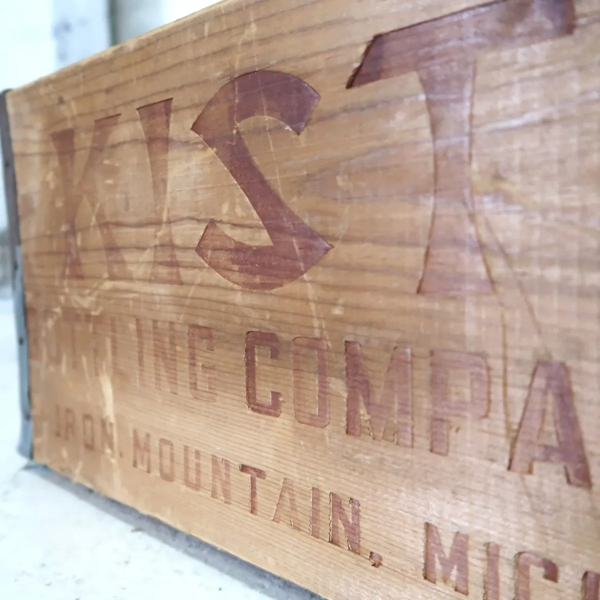 KIST ビンテージ ウッドボックス