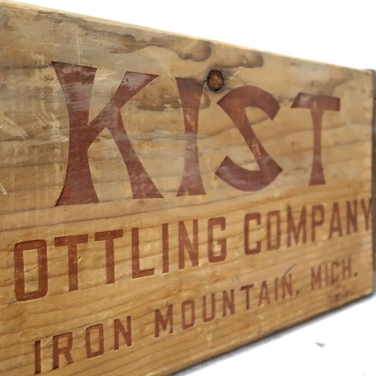 KIST ビンテージ ウッドボックス