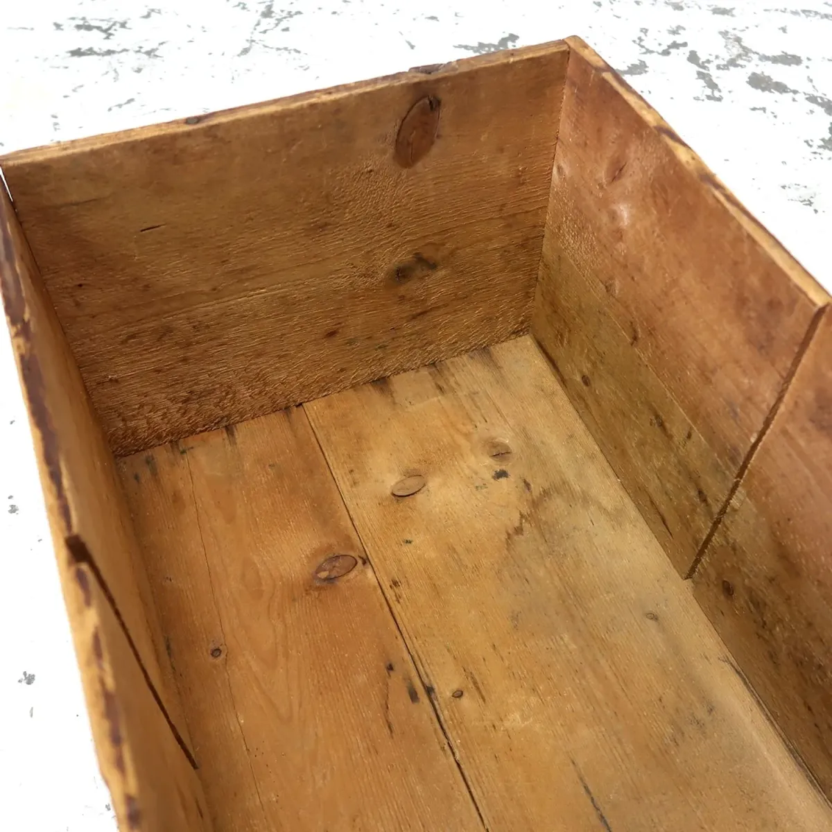 BLACK & WHITE ビンテージ ウッドボックス