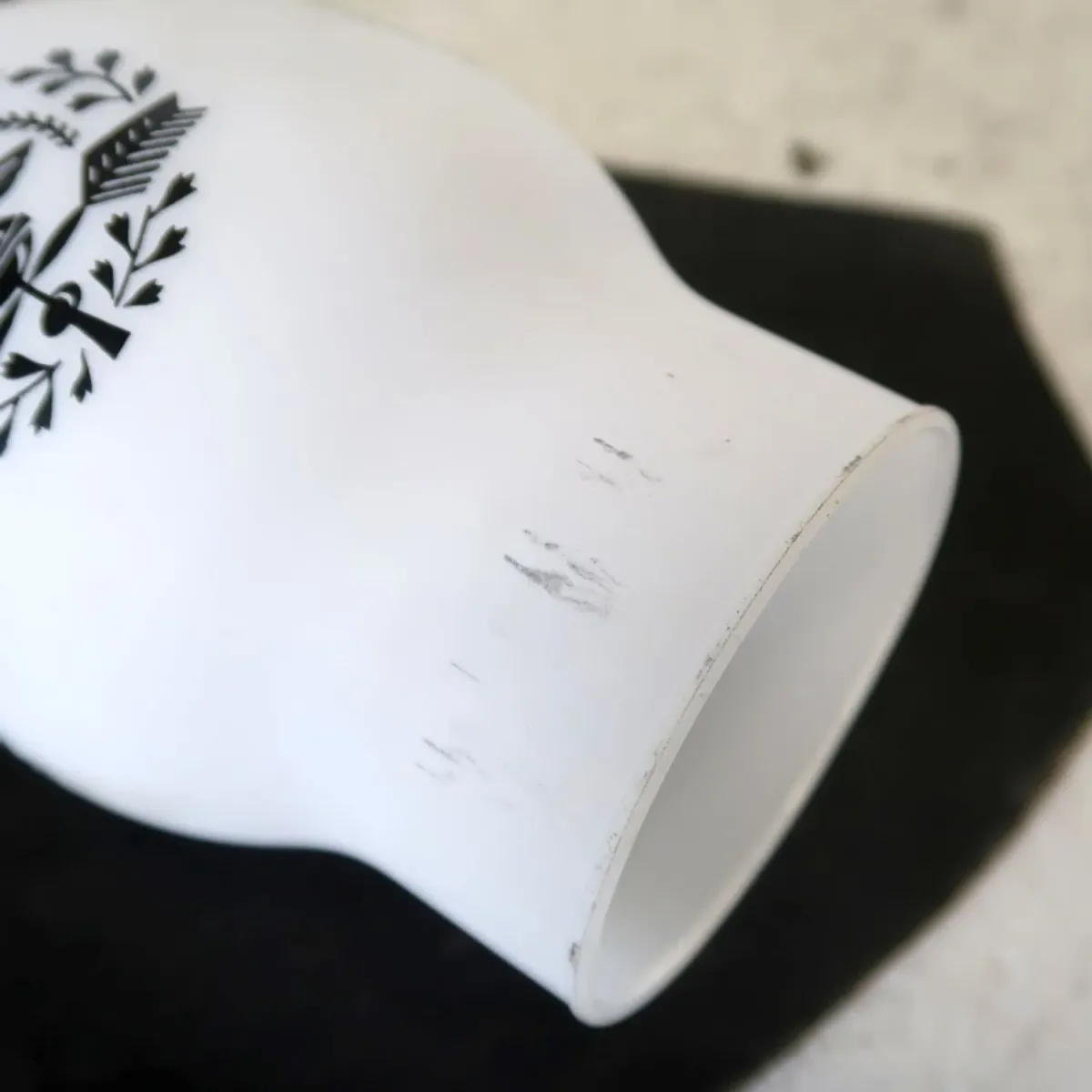 ビンテージ ガラス×メタル ブラケットランプ