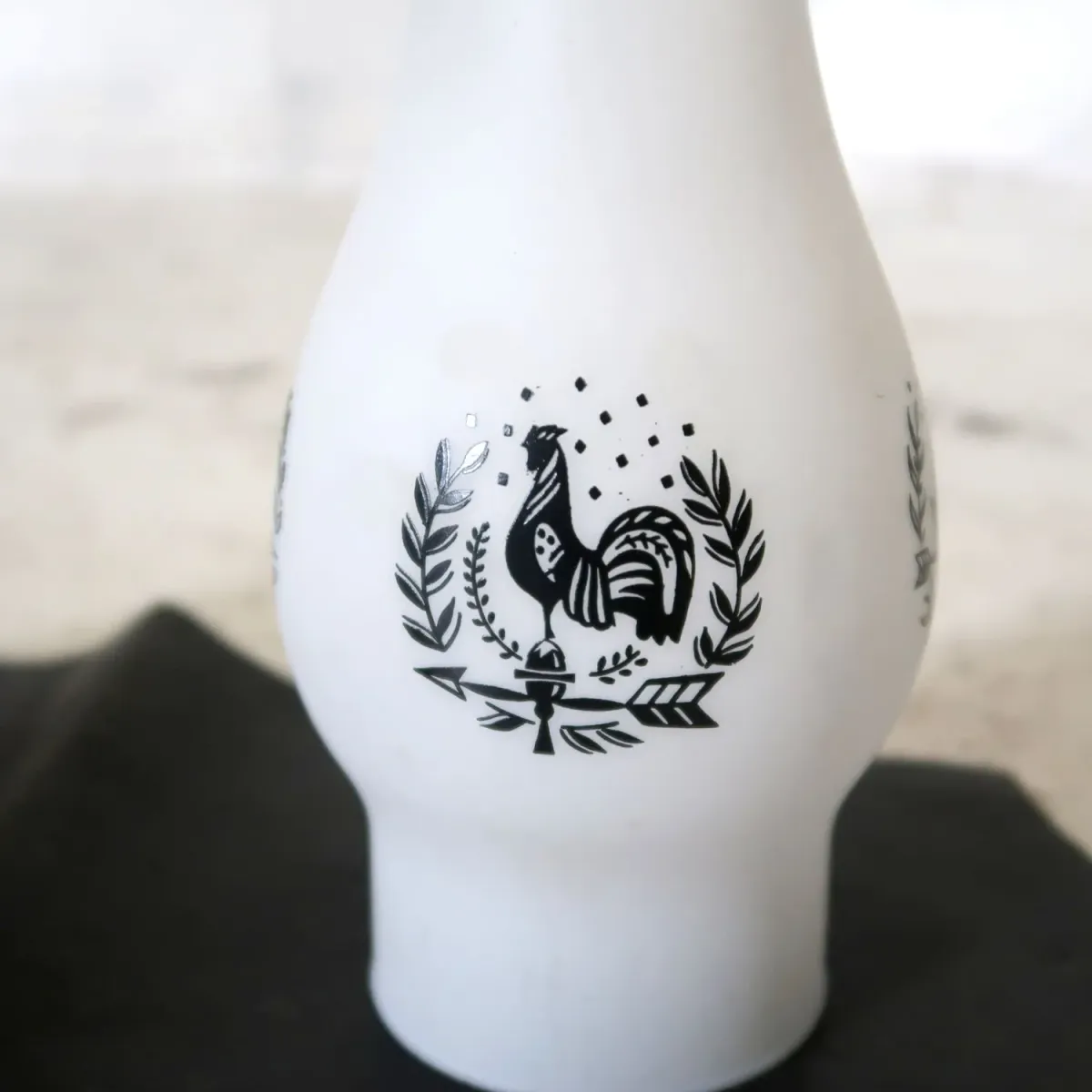 ビンテージ ガラス×メタル ブラケットランプ