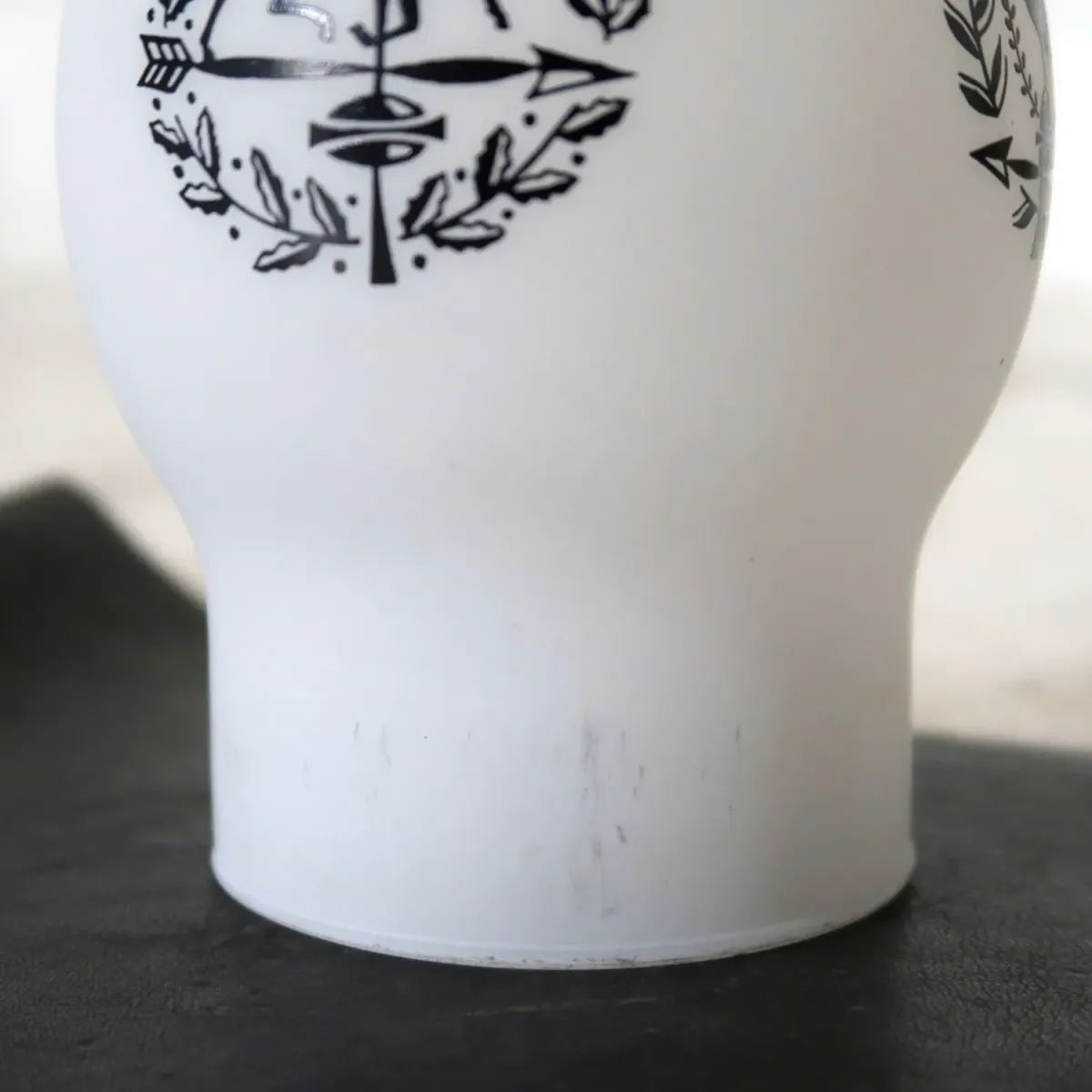 ビンテージ ガラス×メタル ブラケットランプ