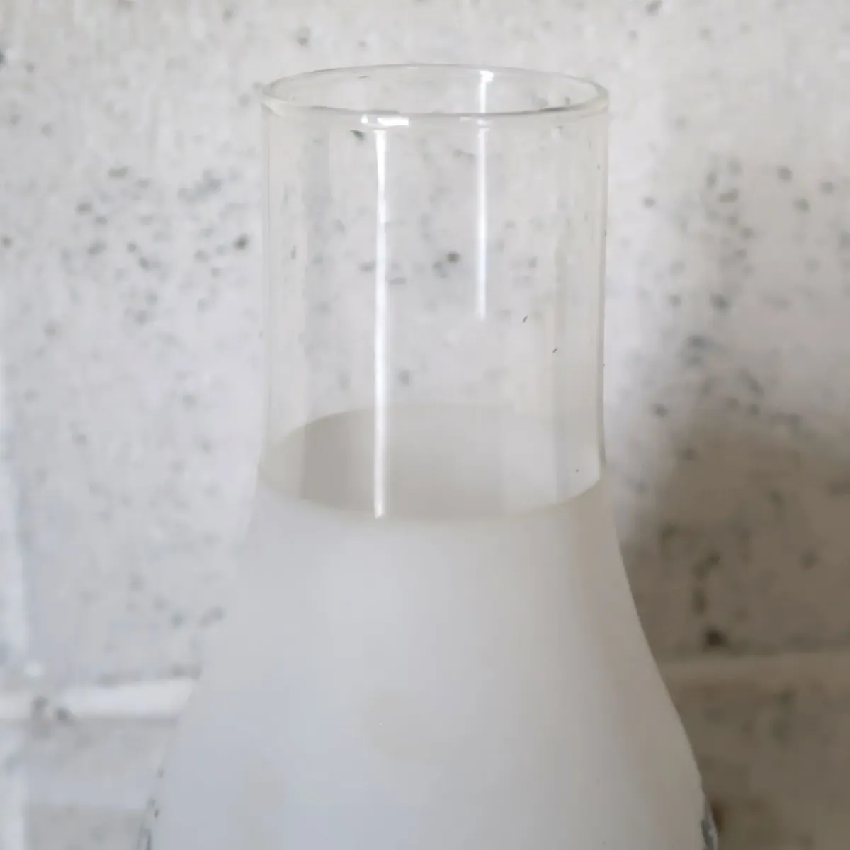 ビンテージ ガラス×メタル ブラケットランプ