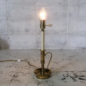 ビンテージ ゴールドメタル キャンドルランプ