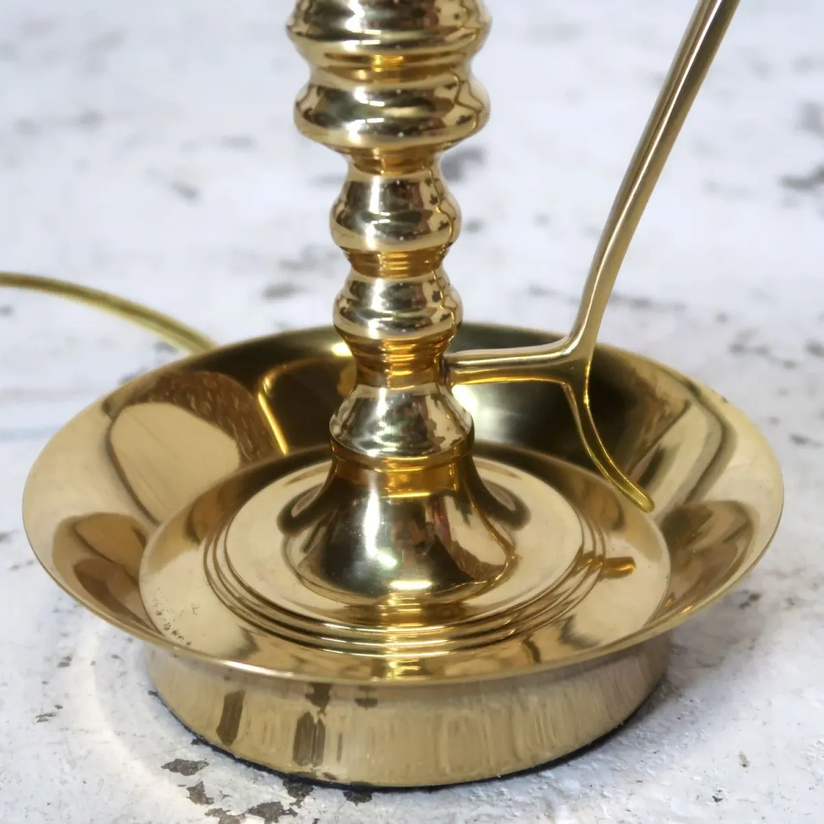 ビンテージ ゴールドメタル キャンドルランプ