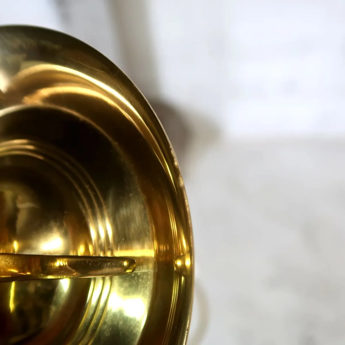 ビンテージ ゴールドメタル キャンドルランプ