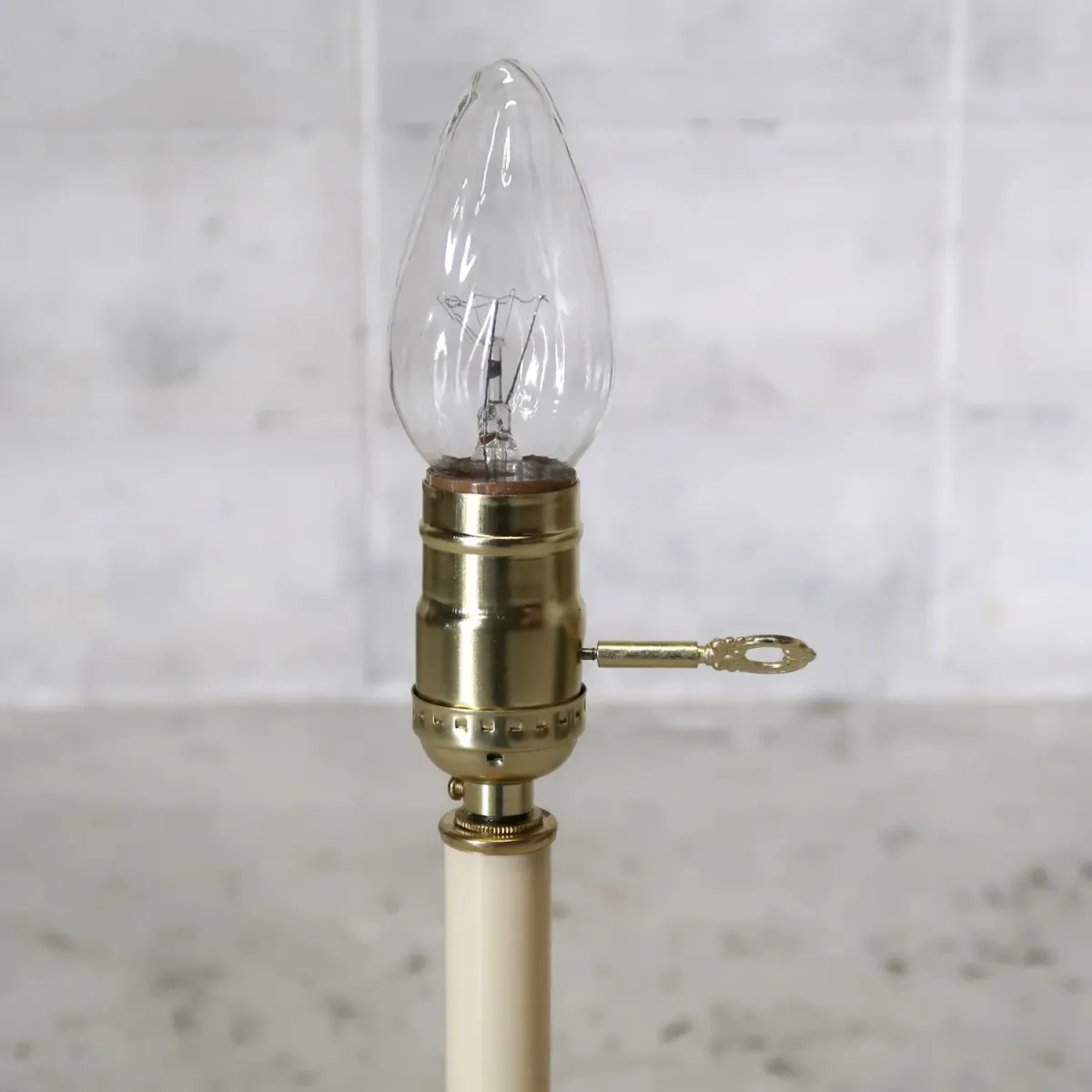 ビンテージ ゴールドメタル キャンドルランプ