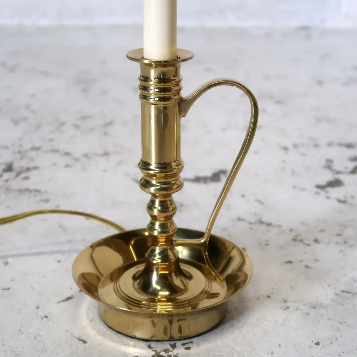 ビンテージ ゴールドメタル キャンドルランプ