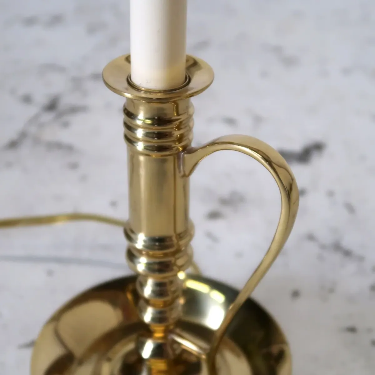 ビンテージ ゴールドメタル キャンドルランプ