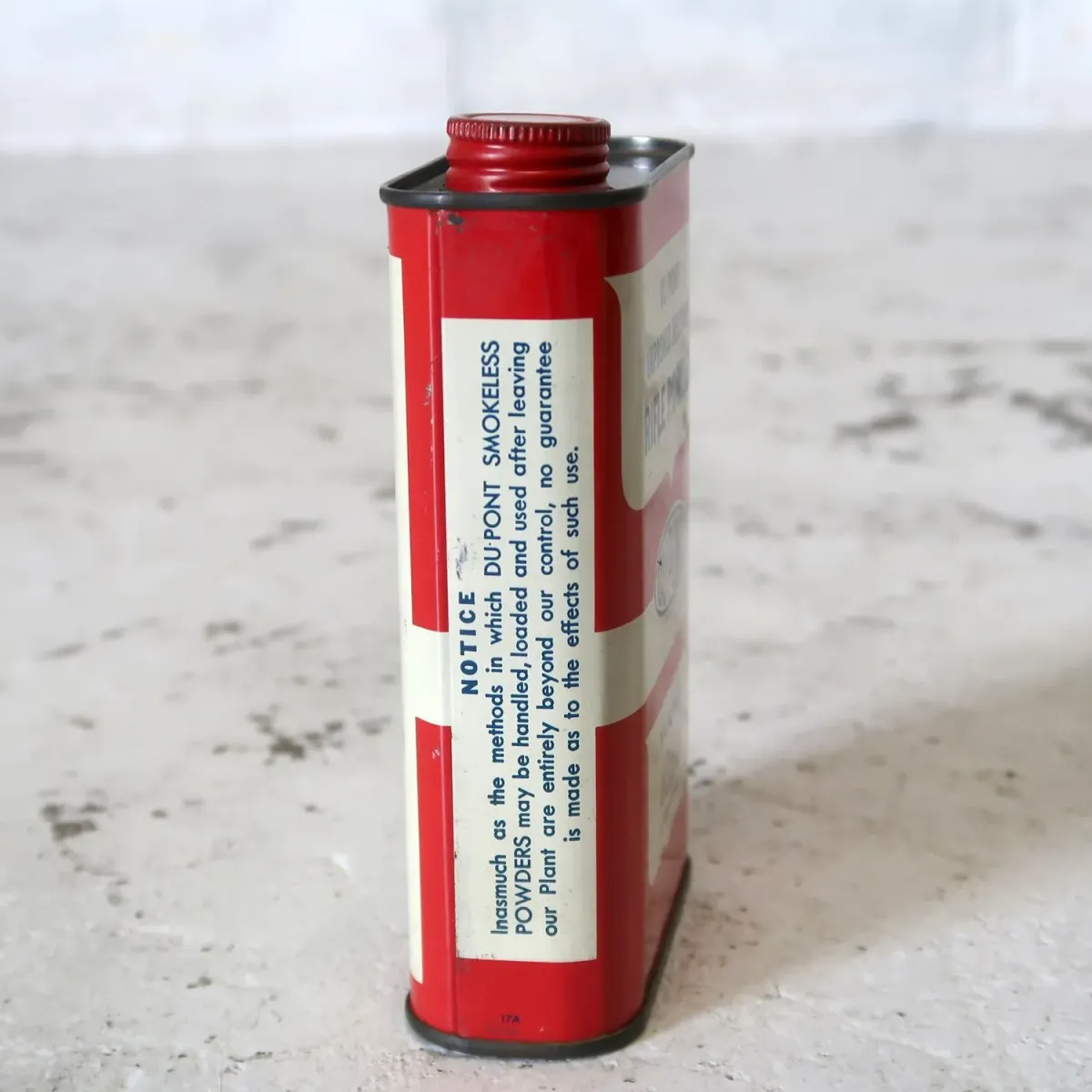 DU PONT ビンテージ メタル缶 ライフル火薬