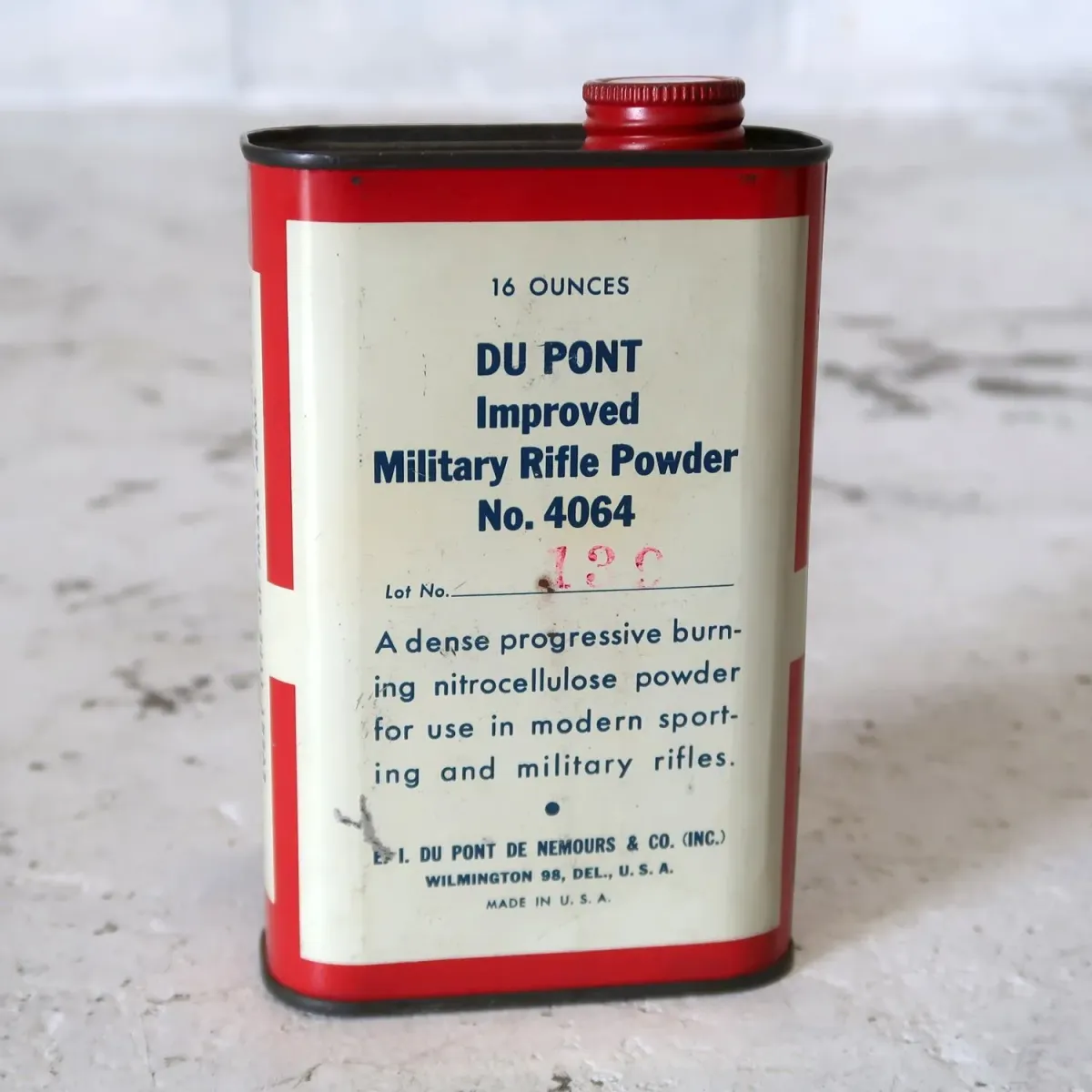 DU PONT ビンテージ メタル缶 ライフル火薬
