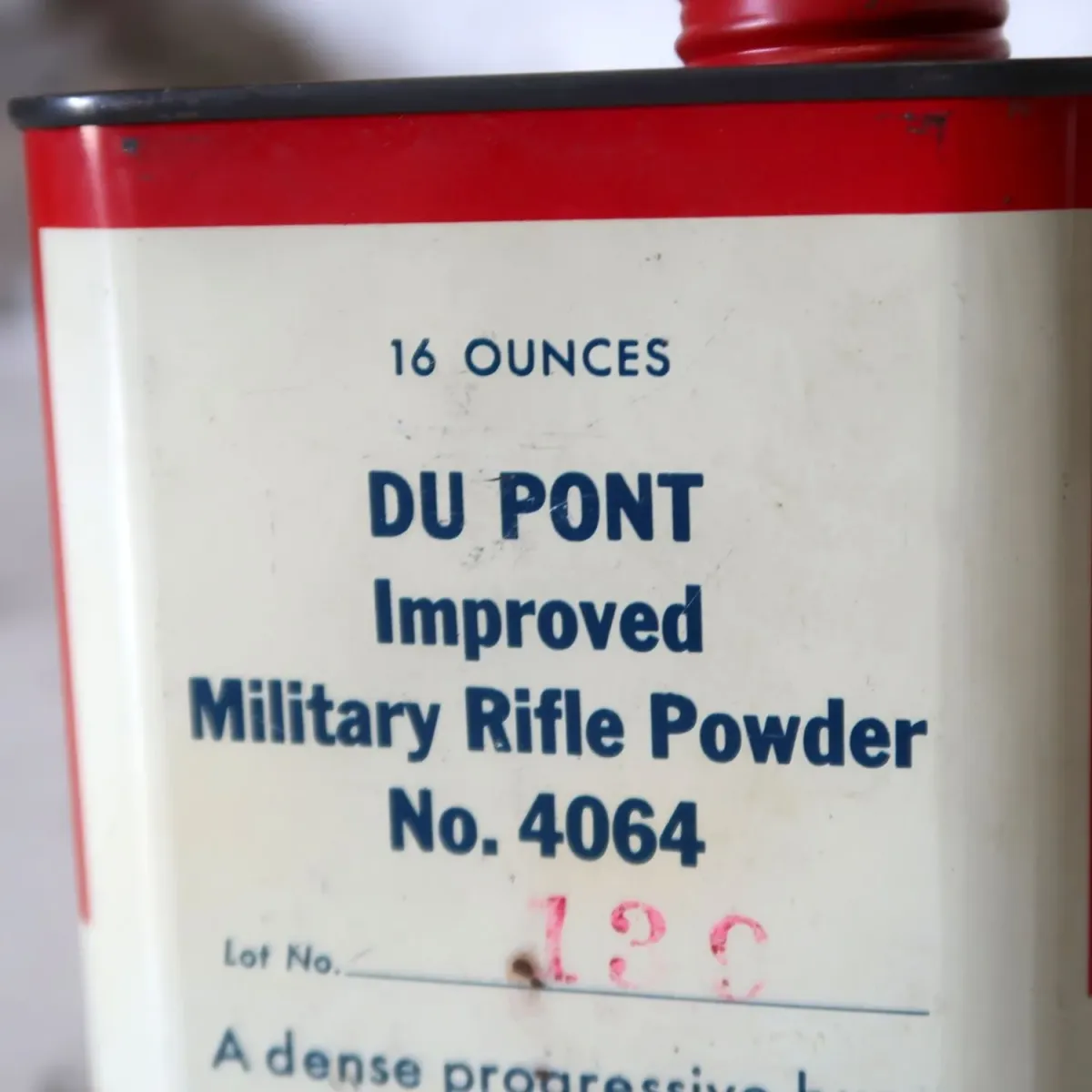 DU PONT ビンテージ メタル缶 ライフル火薬