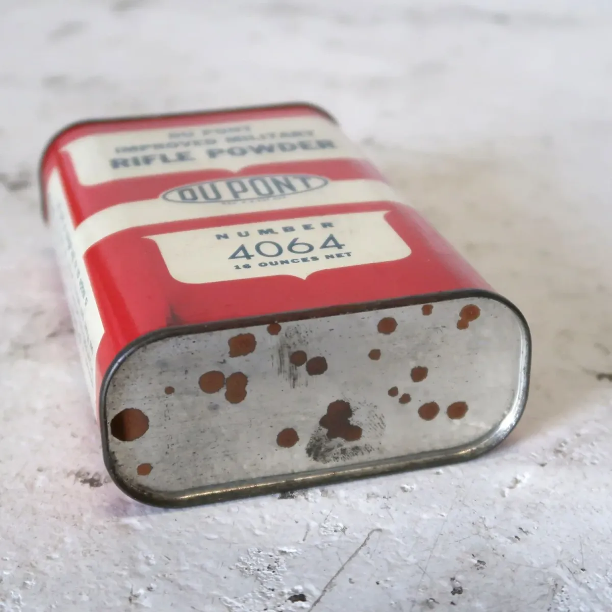 DU PONT ビンテージ メタル缶 ライフル火薬