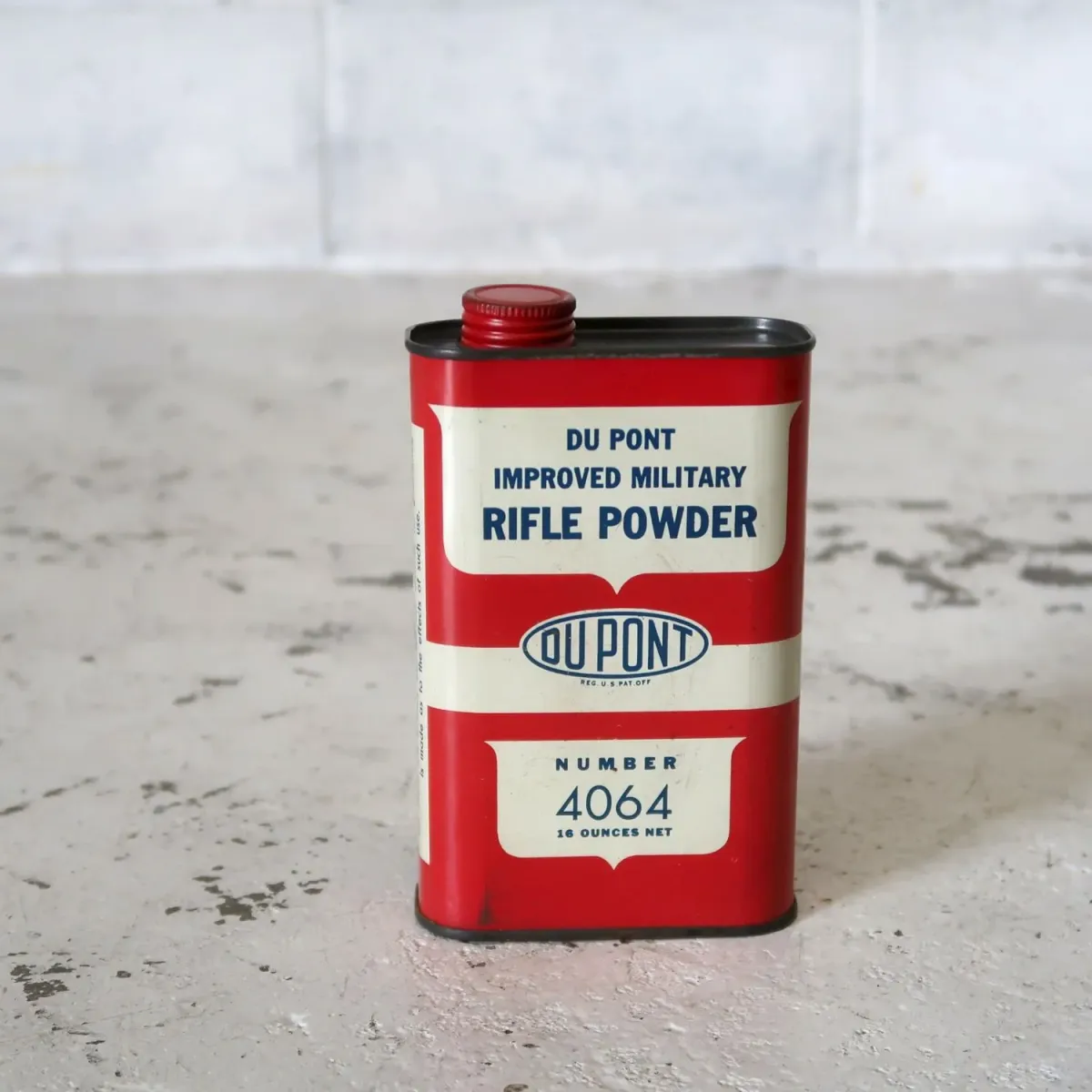 DU PONT ビンテージ メタル缶 ライフル火薬