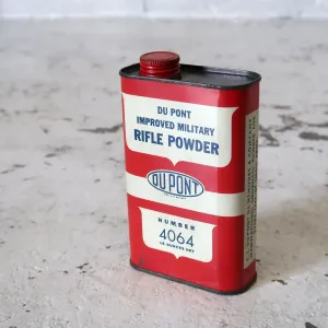 DU PONT ビンテージ メタル缶 ライフル火薬