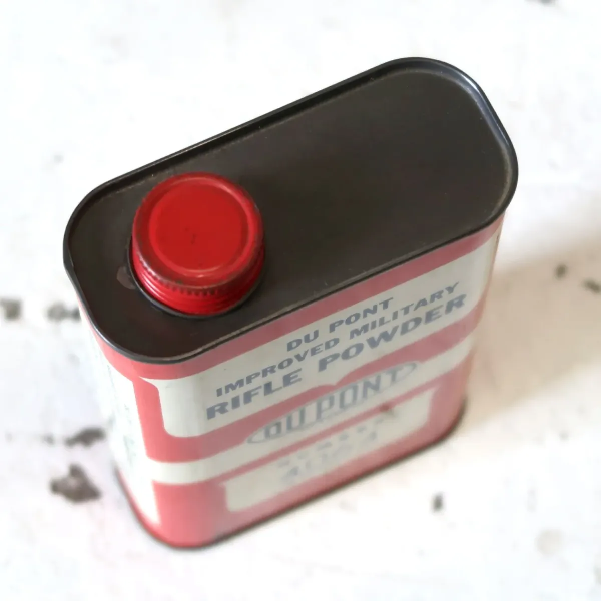 DU PONT ビンテージ メタル缶 ライフル火薬