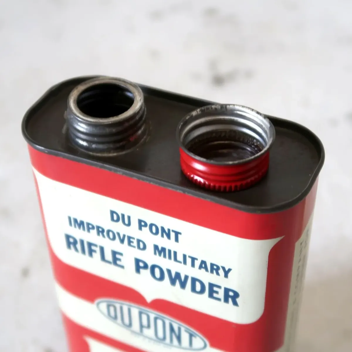 DU PONT ビンテージ メタル缶 ライフル火薬