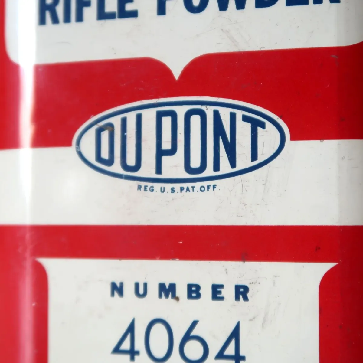 DU PONT ビンテージ メタル缶 ライフル火薬